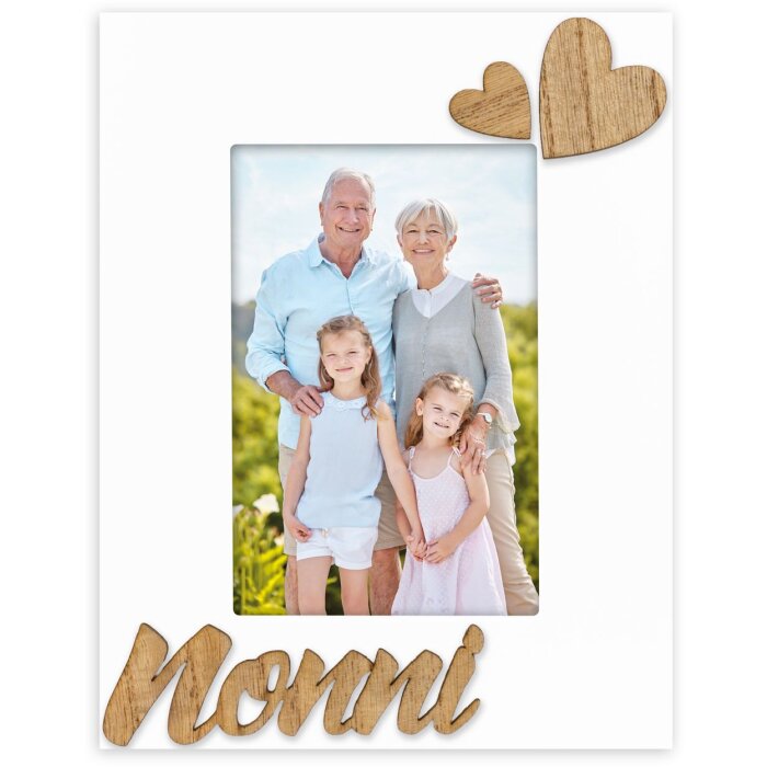 Cadre Photo Nonni Blanc 10x15 cm ZEP