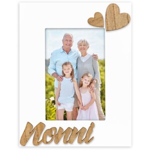 Cadre Photo Nonni Blanc 10x15 cm ZEP