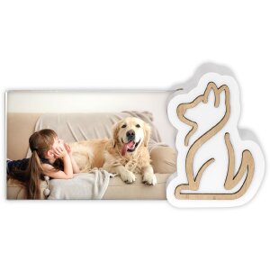 Cadre Photo ZEP Rudi 10x15 cm pour Chiens Acryl-Bois