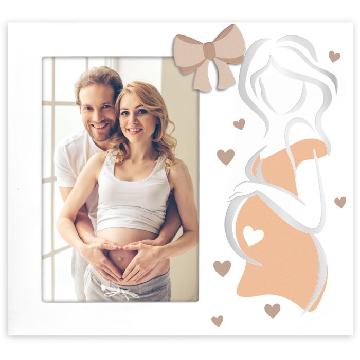 Cadre Photo Bois Veronica 10x15 cm Grossesse - ZEP