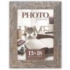 Cadre photo en bois RENTON 15x20 cm, gris vieilli