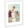 Cadre photo bois Alice blanc 30x40 cm avec passe-partout 20x30 cm AW623W