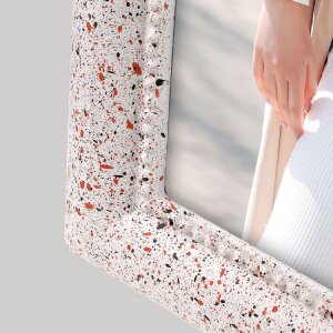 Cadre photo ZEP Pollock blanc 10x15 cm