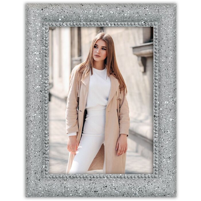 Cadre photo ZEP Pollock gris 15x20 cm