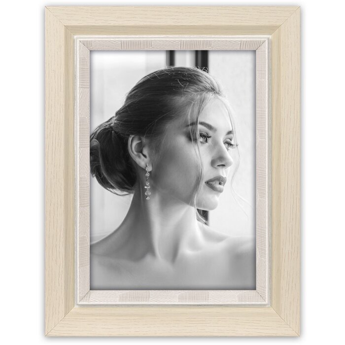 Cadre photo SYDNEY ZEP en PS blanc 13x18 cm