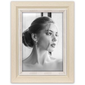 Cadre photo SYDNEY ZEP en PS blanc 13x18 cm