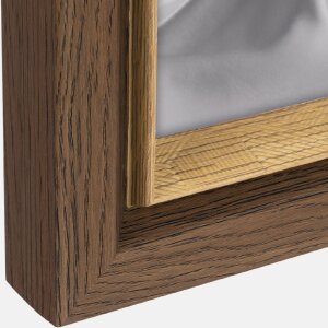 Cadre photo SYDNEY en plastique PS 13x18 cm brun