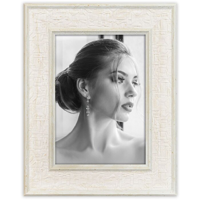 Cadre photo PERTH ZEP en PS blanc 13x18 cm