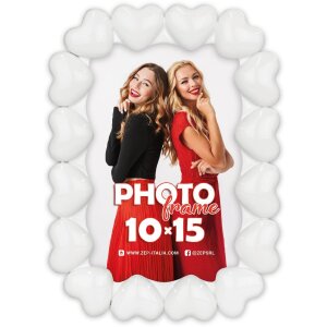 Cadre photo Margherita blanc 10x15 cm ZEP ACW46