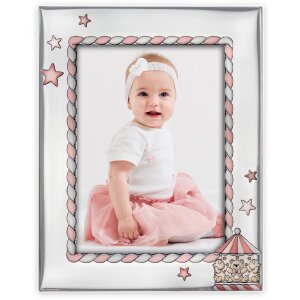 Cadre Photo Bébé Federico Rose 10x15 cm