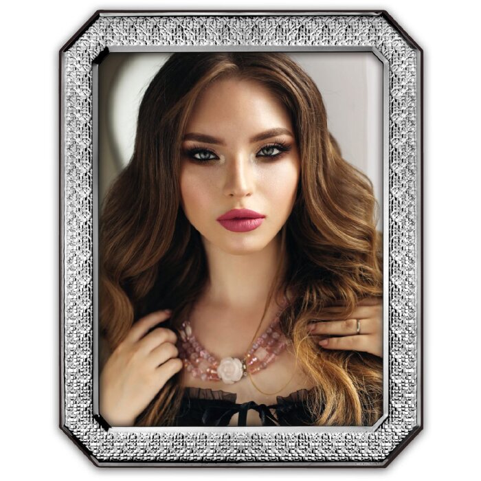 Cadre Photo Lucca 10x15 cm Argent Brillant ZEP