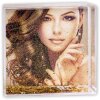 Cadre Photo Scintillant ZEP Shake Frame Doré 10x10 cm
