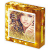 Cadre Photo Scintillant ZEP Shake Frame Doré 10x10 cm