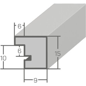 MendeFrames Cadre Racine Foncé 15x15 cm