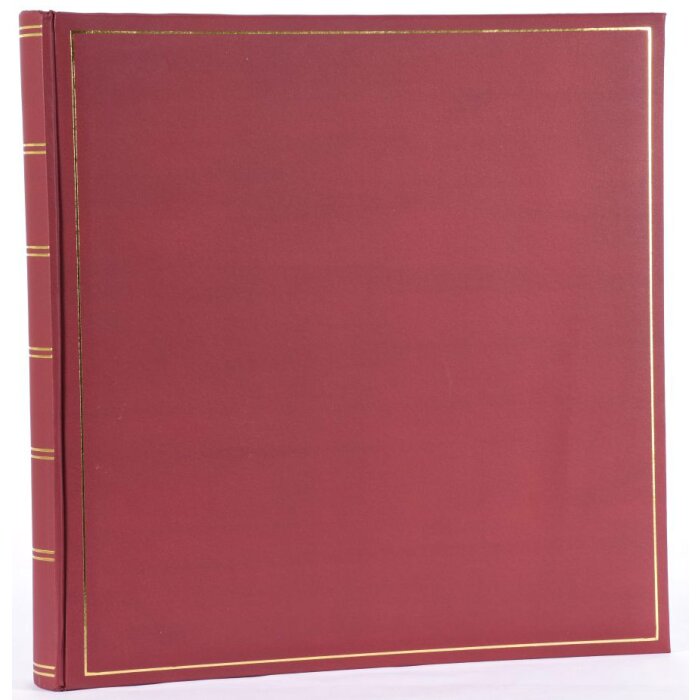 Henzo Album photo CHAMPAGNE bordeaux 35x35 cm 70 pages blanches