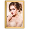 Cadre Photo ZEP Métal Champagne Gold Brillant Velours