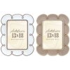 Cadre Photo Nuvola ZEP 10x15/13x18 Marron/Blanc Fleur