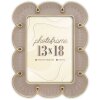 Cadre Photo Nuvola ZEP 10x15/13x18 Marron/Blanc Fleur