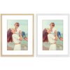 Cadre photo ZEP Alice Blanc ou Naturel 30x30/40 cm