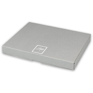 ZEP Eboli Argent 10x15/13x18 cm – Cadre Photo Métal Made in Italy