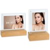 Cadre Photo Acrylique New York ZEP LED & Pied Bois