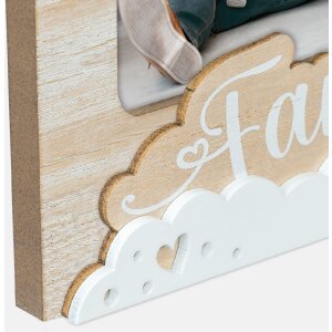 Cadre photo en bois Tudor „Familia“ – Brun