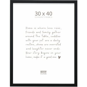 Cadre photo Deknudt S243 – bois, profil bloc 1,4 cm, naturel/blanc/noir/silver/bronze