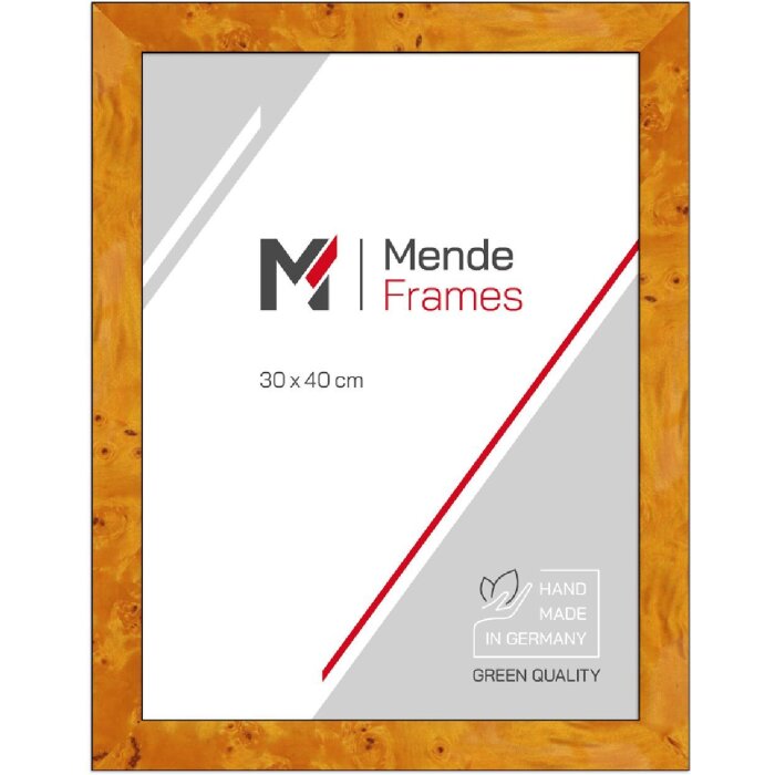 MendeFrames Cadre Photo Bois Racine Clair 60x60 cm Verre Normal