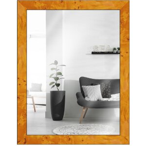 Miroir mural MendeFrames H14D avec décor racine clair 45x60 cm