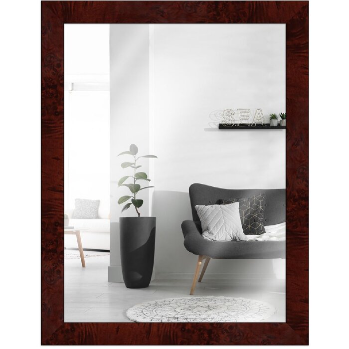 MendeFrames Miroir Mural Racine Foncé 45x60 cm