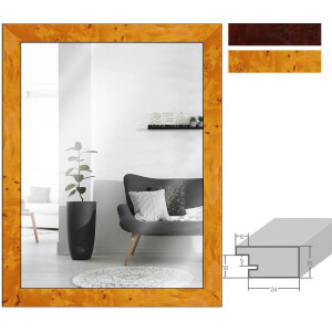 MendeFrames Miroir Mural H14D Décor Racines...