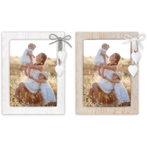 Cadre photo bois Ellen – ZEP Blanc Naturel...