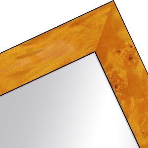 Miroir mural en bois racine clair 21x29,7 cm - MendeFrames