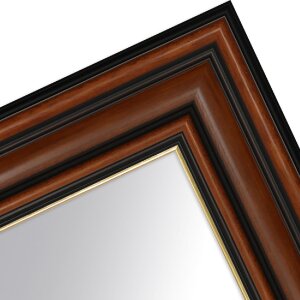 Miroir mural noyer doré MendeFrames H017 59,4x84,1 cm