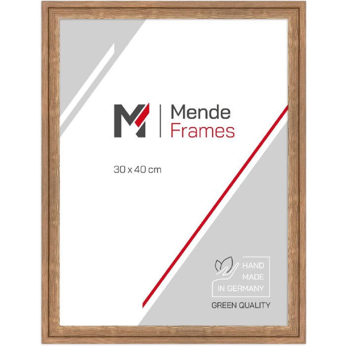 MendeFrames H025 Cadre Chêne 50x70 cm Verre Muséal