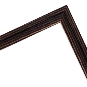 MendeFrames H025 Miroir Mural en Bois 10x15 cm Noir
