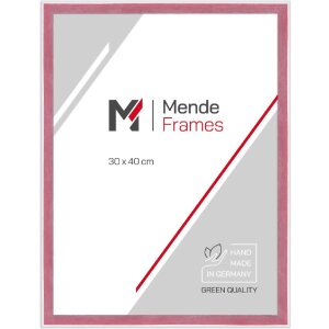 Cadre photo bois rouge MendeFrames H080 29,7x42 cm verre...