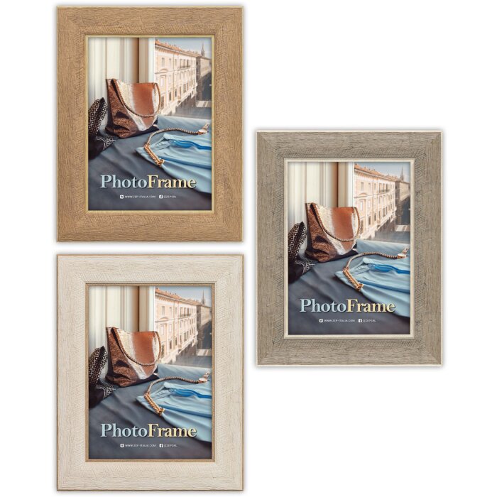 ZEP OLBIA Cadre Photo Imitation Bois 10x15 à 30x40 cm