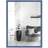Miroir mural en bois massif bleu 20x20 cm - MendeFrames H080