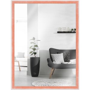 Miroir mural en bois apricot 20x20 cm - MendeFrames H080