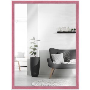 Miroir mural en bois massif rouge MendeFrames H080 20x60 cm