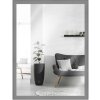 Miroir mural en bois gris clair MendeFrames H080 20x60 cm