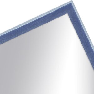 MendeFrames H080 Miroir Murale Bois Bleu 30x45 cm