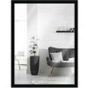 Miroir mural en bois noir 40x60 cm - MendeFrames H080