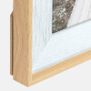 Cadre Photo Siena ZEP Imitation Bois Blanc Naturel 10x15 à 30x40 cm Verre Clair