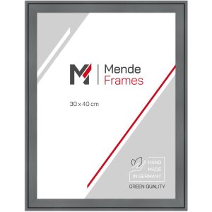 Cadre photo bois gris 13x18 cm MendeFrames avec verre normal