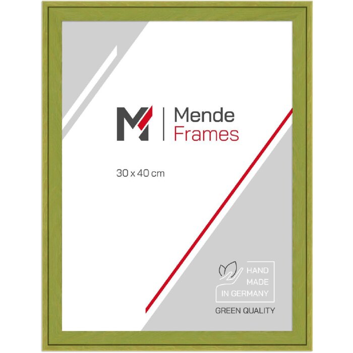 MendeFrames Cadre Photo H120 Vert Effet Bois 24x30 cm