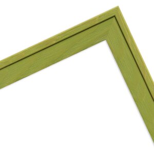 MendeFrames Cadre Photo H120 Vert Effet Bois 50x65 Anti-Reflet