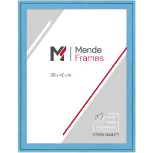 MendeFrames Cadre Photo H120 Bleu Clair 30x40 Anti-Reflet