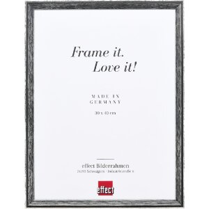 Cadre Photo Bois Aspect Usé – 59, Noir, Vert, Marron